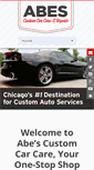 Mobile Screenshot of abescustomcarcare.com