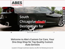 Tablet Screenshot of abescustomcarcare.com